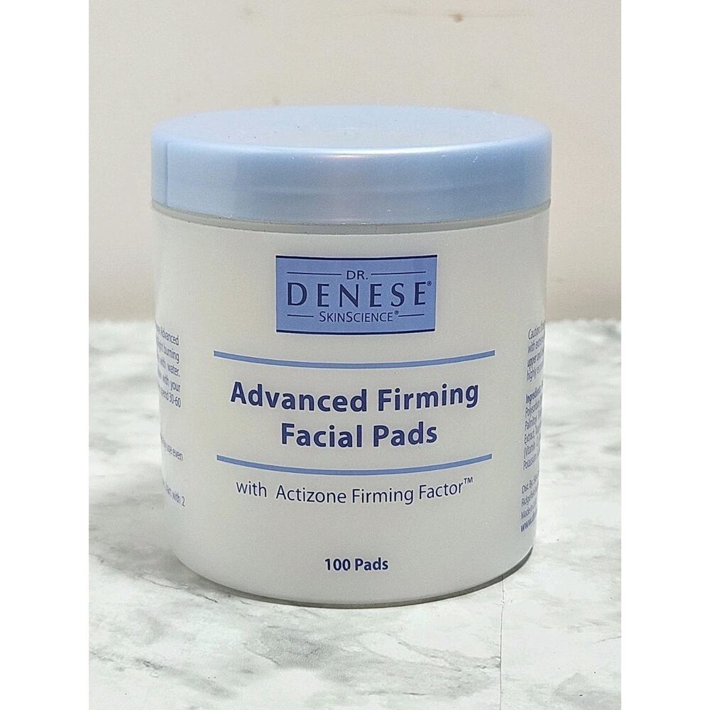 Dr Denese Advanced Firming Facial Pads with Actizone 100 Count SEALED